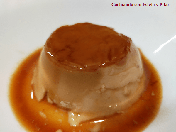 Flan cuajada de turrón